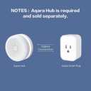 Aqara Zigbee Smart Plug with Energy Monitoring,Overload Protection,Scheduling and Voice Control, 15A Outlet Compatible with Alexa, Google Assistant, and Apple HomeKit Compatible