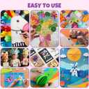 800 Sheets 8.5" X 11" Colored Cardstock, 50 Assorted Colors Construction Paper Card Stock Printer Paper for Printing, Card Making, DIY Crafts, School Supplies,Party Decorations (180GSM/65LB)