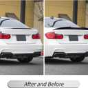 Rear Spoiler Wings for BMW F30 3 Series Sedan 2012-2018 & F80 M3 Sedan 2014-2019, M4 Style Trunk Spoiler Wing Trunk Tail Rear Trunk Lid Glossy Black Style Performance
