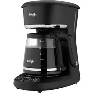 Mr. Coffee 12-Cup Programmable Coffeemaker, Black