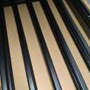 Pet Gate - 3-Panel Indoor Foldable Dog Fence for Stairs, Hallways, or Doorways - 54x24-Inch Wood Freestanding Dog Gates by PETMAKER (Black)