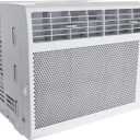 GE 6,000 BTU Electronic Window Air Conditioner, Cools Rooms up to 250 sq ft, Digital Controls with Remote, Energy Saver Mode, 24Hr Timer, Easy Install Kit Included, White