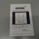 ROGMARS 3-Tier Real Pine Wood Floating Shelf, 20x7.87x41.3in, Industrial Retro Style, Bathroom Wall Shelves, Kitchen Shelves (Rustic Brown)