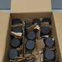 12 Pack 4oz Glass Shot Bottles with Caps, 120ml Borosilicate Glass Juice Shot Bottles, Dishwasher & Freezer Safe, Reusable Wellness Ginger Shot Glass Jars with Lids for Juicing