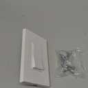 Leviton 15 Amp Decora Weather-Resistant Single-Pole Switch, W5601-2W, White
