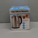 Hamilton Beach Electric Tea Kettle, Water Boiler & Heater, 1.7 Liter, Cordless Serving, 1500 Watts for Fast Boiling, Auto-Shutoff and Boil-Dry Protection, Stainless Steel (40880)