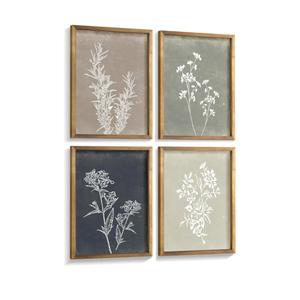 Framed Boho Wall Art Set of 4 for Wooded Minimalist Botanical Print Wall Art for Rustic Vintage Farmhouse Home Kitchen Wall Decor (Brown, 16"x20") Framed Boho Wall Art Set of 4 for Wooded Minimalist Botanical Print Wall Art for Rustic Vintage Farmhouse Home Kitchen Wall Decor (Brown, 16"x20")