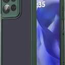 Case for Motorola Moto G Power 2025/G Power 2026,Translucent Matte Hard PC Back & Soft TPU Bumper Protective Phone Cover with Dropproof,Anti-Fingerprint,Slim Frosted Case,Green