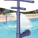 SINCETORE Pool Fountain for Above and Inground Pools, 2 in 1 Dual Spray Pool Waterfall Aerator, Adjustable Pool Sprinkler Fountain Swimming Pool Cooler, Above Ground Pool Accessories Pool Decor