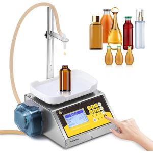 [2025 New Version] Liquid Filling Machine 2-300g Bottle Filler Machine Weight Filling Machine Peristaltic Pump Digital Control for Perfume, MCT Oil, Essential Oil, Nail Polish