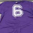 6 Number Six Team Sports Graphic Design Matching Varsity T-Shirt, Size: M