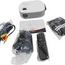 Portable Projector Compatible Replacement Spare Part for N1 White 1920x1080 Wi-Fi 6 Bluetooth 5.1 USB-A USB-C HDMI DC AV Audio Jack