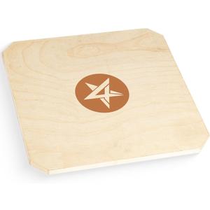 Yes4All 350LBS Professional Wooden Balance Board for Leg Workout, Anti-Slip Rocker Board, Wobble Board for Standing Desk (A0. Adjustable Height)