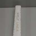 Cooyes Shelf Liner for Kitchen Cabinets  Non-Adhesive Waterproof Drawer Liner  Durable EVA Material Easy-to-Cut Shelf Paper for Refrigerator, Cupboard, Dresser with Modern Pattern (17.5"W x 360"L, Absolute White)