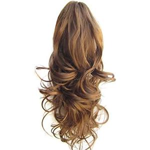 Girl show Short Curly Synthetic Ponytail Heat Resistance Fibre Hair Piece CP-222 16 inch