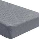 SearchI Stretch Jacquard Sofa Couch Cushion Covers Replacement Reversible Cushion Slipcovers Sofa Seat Cover Furniture Protector Sofa Slipcover Soft with Elastic Bottom(Medium, Grey)