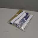 Gold Royal Blue and White Paper Flower Tissue Pom Poms for Birthday Baby Shower Graduation Bachelor Retirement Theme Party, 12pc