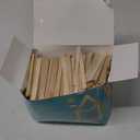 Darice 1000 Pcs Popsicle Stick, 4.5" Natural Wood Craft Sticks Supplies, Ice-Cream Stick Pop, Ages 3+
