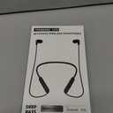 N18 Neckband Bluetooth Earbuds, Wireless Bluetooth 5.2 Headphones with Microphone, Ultra-Lightweight Comfort, IPX7 Waterproof, Deep Bass Strong Beat, 20H Playtime, Magnetic Earphones (Black)