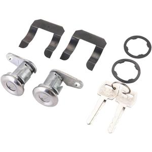 Car Door Lock Cylinder with Keys for Ford for Mustang 1967-1980 for Ford F100 1967-1979 for F150 1975-1979 | 2 Keys, 2 Gasket | Left Driver Side Door Lock Cylinder Replaces DL15500