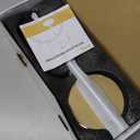 BESy 17 Inch Polished Chrome Stand Towel Bar Hanger Hand Towel Bar Bathroom Vanity Countertop Towel Holder Free Standing Stainless Steel Towel Ring Hardware Accessories Towel Rack