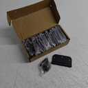 SORGMACH Door Hinges 3 1/2 Inch Matte Black 3.5 Inch Interior Hinges 5/8" Radius Round Door Hinge 3 1/2 Inch Iron Hinge 3 ½"x 3 ½" Door Hardware- 18 Pack