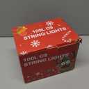 TW SHINE C9 Christmas Lights, 100 LED 66 FT Christmas String Lights Outdoor with 8 Modes Timer Waterproof Connectable for Indoor Yard Xmas Tree House Decorations (Red and White)