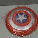 12 Inch Captain Round Shield,Superhero Shield Prop Role Play Toy,Halloween Cosplay Shields for Birthday Gift,Party Decoration
