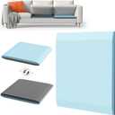 Couch Cushion Support for Sagging Cushions 20''x20'', Two in One Sofa Cushion Support to Repair Sagging Seats, Lift Saggy Seats, Extend Couch's Life, Blue & Grey 1PC