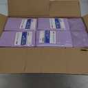 JMU 500 Pack Dental Bibs, 2-Ply Tissue 1-Ply Film, White Disposable Dental Bibs Waterproof Tattoo Bib 13" x 18" Patient Bibs Tray Covers - Purple