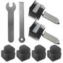 2 Pack 0.4MM Hardened Steel Nozzle Replacement w/4PCS Silicone Cover Sock Replacement for A1 Mini and A1 3D Printer-Easy to Install by YTXXDEUS