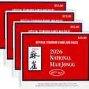 2026 Mahjong Card Official Rules and Hands - 4 Pcs