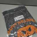 Women's Halloween Shirt:Pumpkin Art Patterns Crewneck Short Sleeve Halloween Party T-Shirt (XX-Large, Grey1)