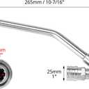 QWORK Foam Cannon Dual-Connector Accessory for Pressure Washer - Includes 5 Nozzles, 1/4" Quick Connecting, Effortless Switching Between Foam Spray & Pressure Washer Tip