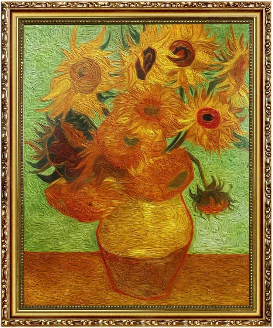 Gold 11x14 Picture Frame Vintage Wood Baroque Design for Wall Hanging, Antique Ornate Photo Frame Fits 8x10 with Mat for Wall Art and Prints