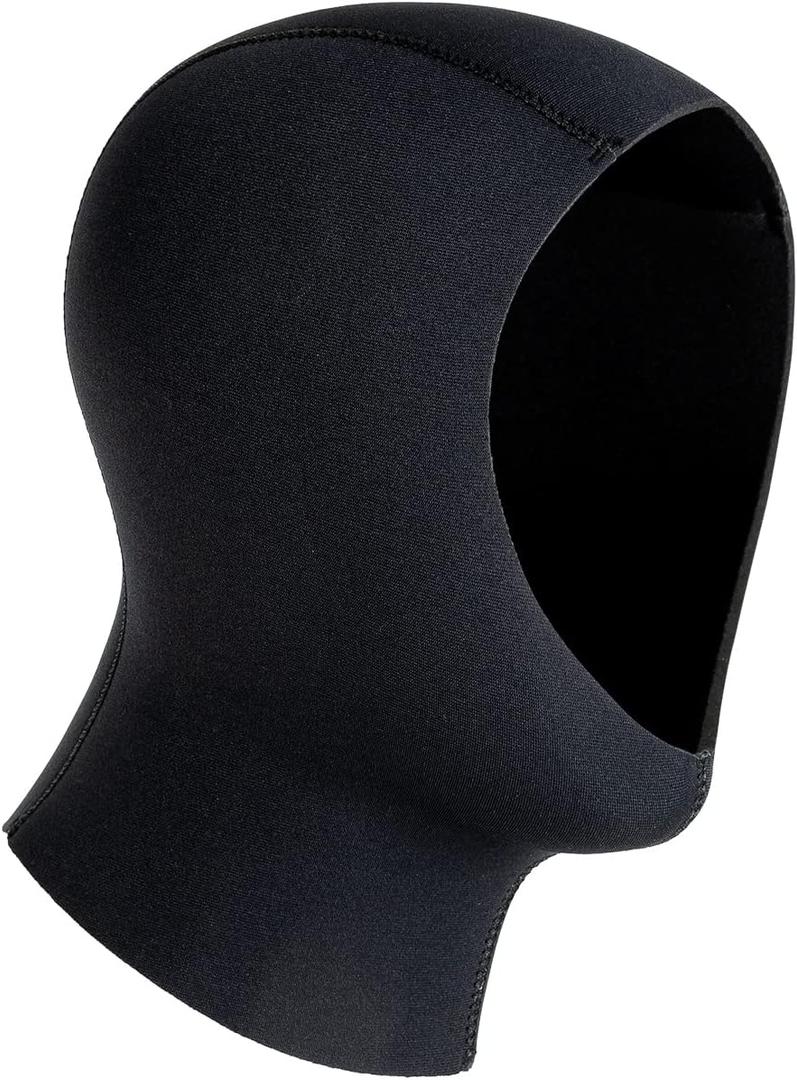 3mm Wetsuit Hood Neoprene Thermal Scuba Diving Hood Stretchable Cap for Men Women Cold Water Swimming Snorkeling Surfing Water Skiing (Small-Medium)