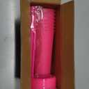 Hooqict 7 Pack Reusable Cups with Lids and Straws 24 oz Glitter Plastic Tumbler Water Iced Coffee Travel Mugs Hot Pink Party Favor Cups for Smoothie Juice Beach Birthday Bachelor Girls Princess Party