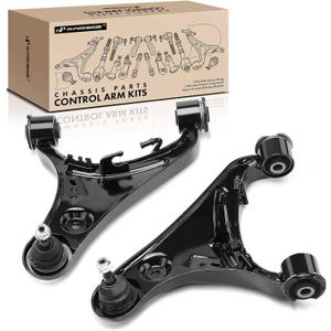 A-Premium 2 x Front Upper Control Arm, with Ball Joint & Bushing, Compatible with Land Rover LR3 2005 2006 2007 2008 2009