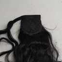 GEMMA 20” Curl Wrap-Around Ponytail Extension (Black)  Wrap Around Ponytail Extension Body Wave Natural Color 120/150g 20"