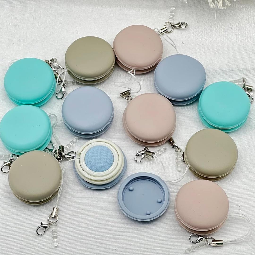 12 Pcs Macaron Screen and Eyeglass Brush Cleaner Phone Screen Cleaners for Eyeglasses Camera Lens Cleaning Brushes (Random)