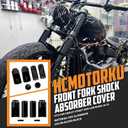 Motorcycle Front Fork Cover Set Tube Cap Kit Fit For Harley Softail Street Bob 2018-2025 Low Rider 2018-2022