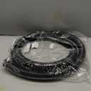 Corrugated Flexible Pond Tubing 1.5 Inch x 10 Feet with Clamps PVC Sump Pump Discharge Water Hose for Garden Ponds Waterfalls Camping Caravans Filters