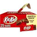 KIT KAT Milk Chocolate Wafer Snack Size, Candy Pantry Pack, 12.25 oz (25 Pieces) (EXP 10/02/26)