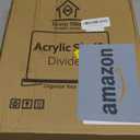 8 Pack Acrylic Shelf Dividers for Closet 11x7.9 Inch  Acrylic Dividers for Shelves Clear Closet Shelf Separators for Purses, Clothes Storage  Vertical Bookshelf Dividers for Bedroom & Kitchen