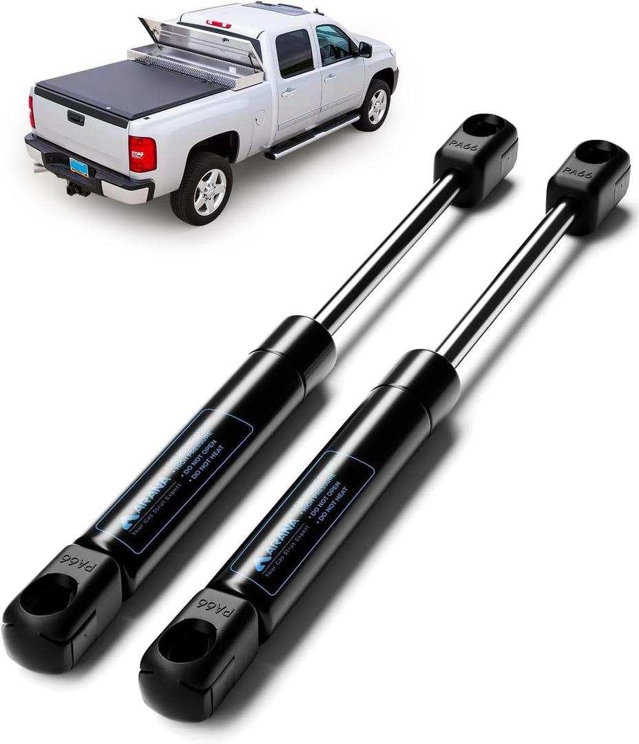 ARANA 10" 60Lb Gas Struts Spring Shocks C16-15051, 4060 10 Inch Lift Support for The Truck Tool Box Pickup Toolbox Lids Boat Rod Locker Replacement, 2 Pack