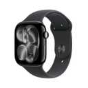 Apple Watch Series 11 [GPS 42mm] Smartwatch with Jet Black Aluminum Case with Black Sport Band - S/M. Sleep Score, Fitness Tracker, Health Monitoring, Always-On Display, Water Resistant