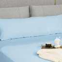 Sunflower Body Pillowcase 100% Cotton Long Pillow Cover/Case Envelope Closure 1 Pack, 2154 inches Ashley Blue, Soft and Breathable