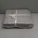 King Quilt Set  104"x90" Soft Washed 3-Layer Lightweight Bedspread with Multi-Lock Quilting, Minimalist Nordic Bedding, All-Season Quilt for Spring, Summer & Fall (1 Quilt + 2 Pillow Shams), Grey