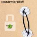 4 Pack in Wall Cable Management Kit for Wall Mounted TV, Slim Round Cable Pass Through Plates for Easy Installation, White (Not Include Hole Saw)