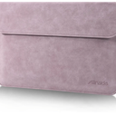 Allinside 13 Inch Laptop Sleeve Case for MacBook Air 13 2018-2025/MacBook Pro 13 2016-2022/Macbook Pro 14 2021-2024, Waterproof Matte PU Leather Horizontal Envelope Protective Case Cover, Purple